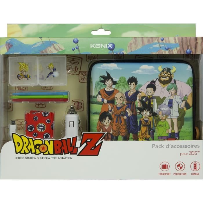 KONIX Pack d'accessoires DragonBall Z pour Nintendo 2DS