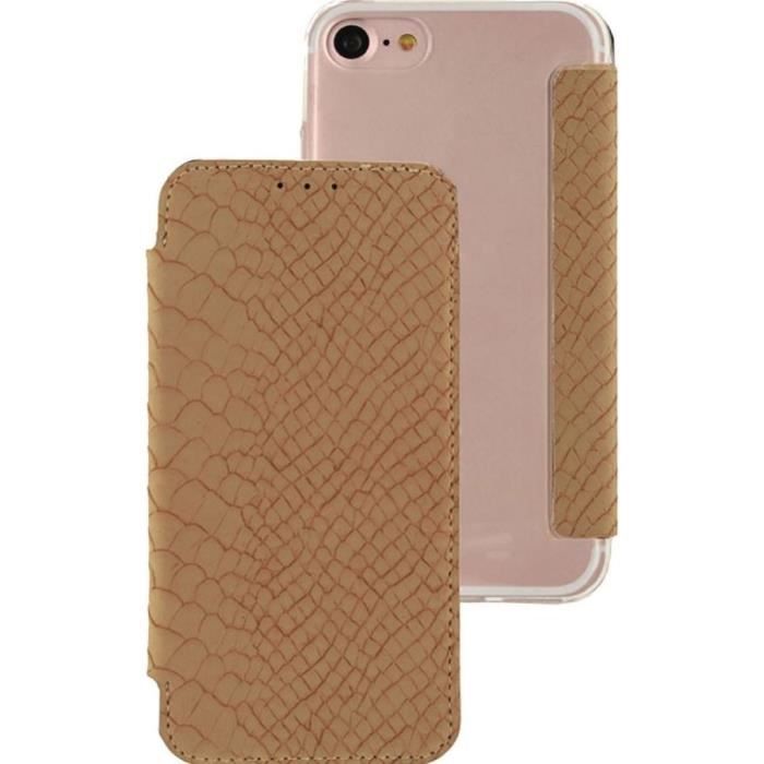 MOBILIZE Etui de protection - iPhone 7 - beige