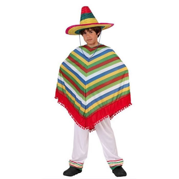 ATOSA Deguisement Garcon Mexicain - Panoplie Enfant