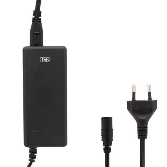 T'nB - CLASSIQUE EASYLINE - Alimentation secteur universelle pour Ultrabook jusqu'à 15,6' - Noir - CHNB19V65