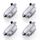 Anten 4x 7W Blanc Chaud 2800-3200K LED Spot Encast