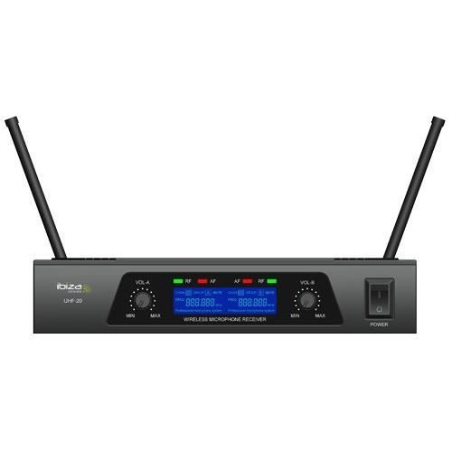 IBIZA SOUND UHF20 Systeme microphone uhf a 2 canaux