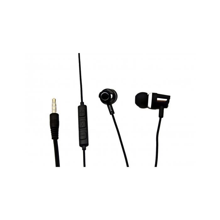 KOVE K300 Ecouteurs intra-auriculaire filaire avec micro intégré - Gris