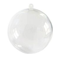 Décors de table Boule en plastique transparente par 10 Décors de table Boule en plastique transparente par 10