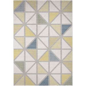 TAPIS MADRID Tapis contemporain - 120X170 cm - Papier Bl