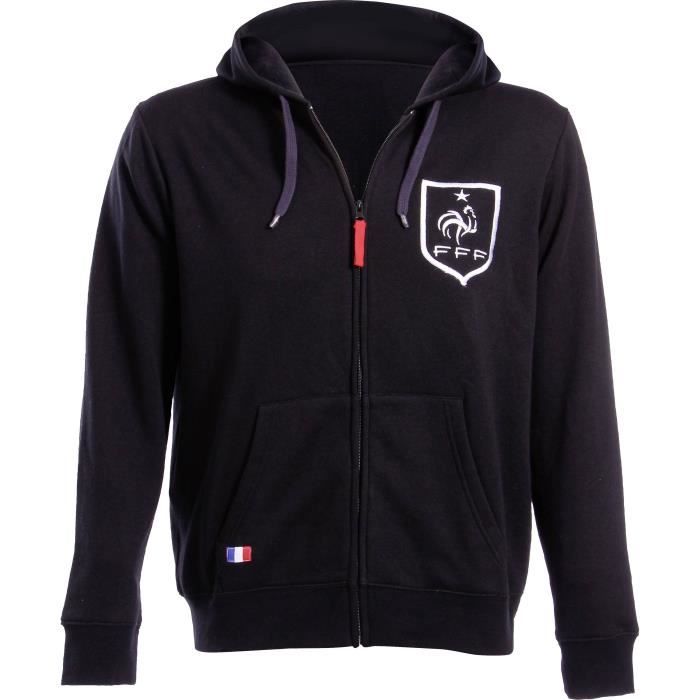 Sweat à capuche de football FFF Hoody - Réplique - Noir