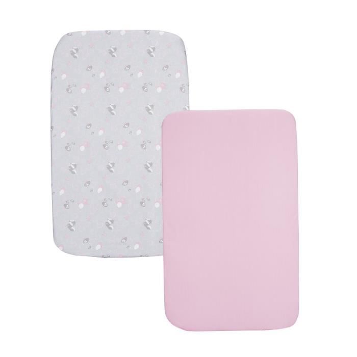 CHICCO Draps housse Next 2 Me Lot de 2 Princess