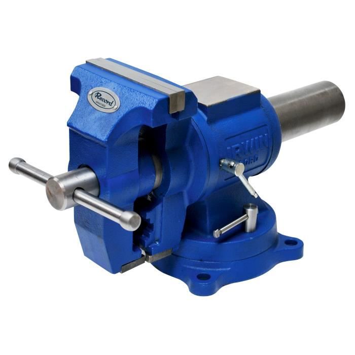 IRWIN Etau de mécanicien à double mâchoire pivotante - Largeur mors : 125 mm