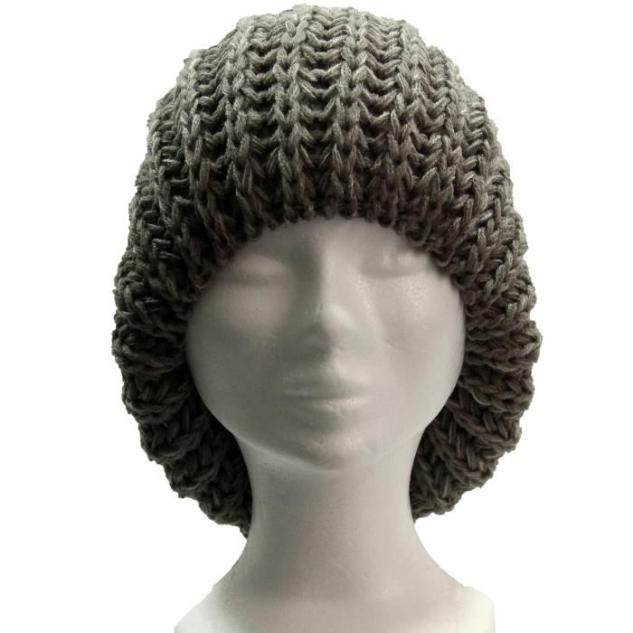 Très En À Doux Laine Et Chaud Gris Bonnet Achat Pompon v1RqxI