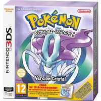 JEU 3DS Pokemon Version Cristal jeu 3DS JEU 3DS Pokemon Version Cristal jeu 3DS
