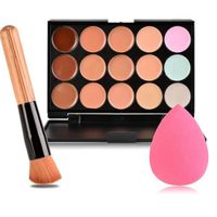 FOND DE TEINT - BASE Cache-cernes cosmétique 15 couleurs visage Contour FOND DE TEINT - BASE Cache-cernes cosmétique 15 couleurs visage Contour