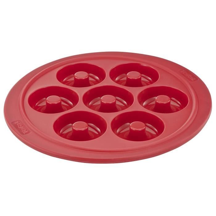 PROFLEX Moule à Mini Donuts J4092713 framboise