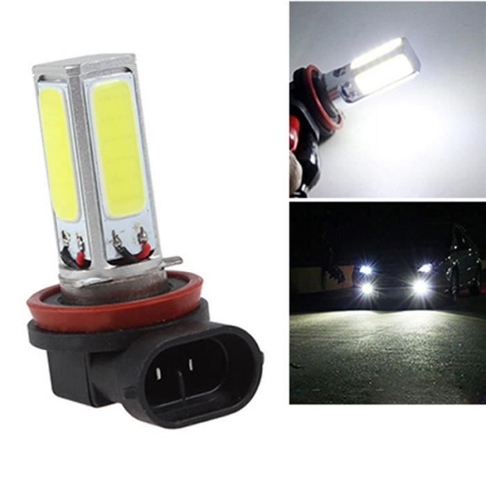 Lumière ampoule LED H11 20W Blanc voiture Achat / Vente phares
