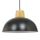 Lustre bois et noir