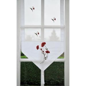 Rideaux motifs coquelicots - Achat / Vente Rideaux motifs ...