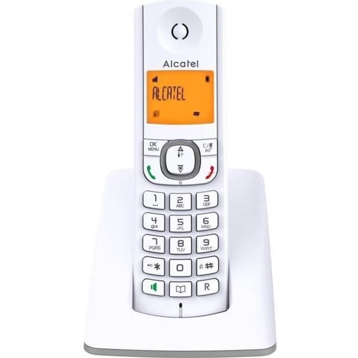 Alcatel F530 Solo Telephone Sans Fil Sans Repondeur Gris