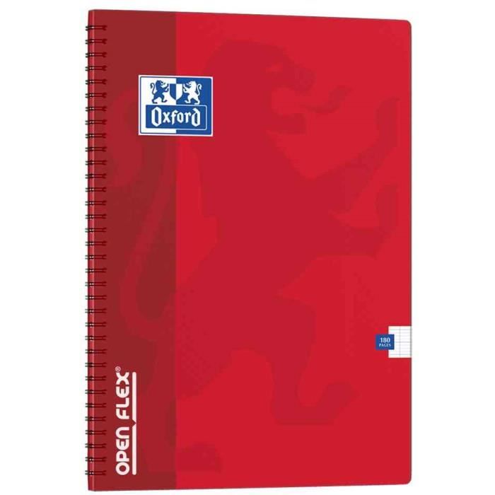 OXFORD Cahier Reliure Intégrale - Openflex - 17 x 22 cm - 100 pages - Seyès