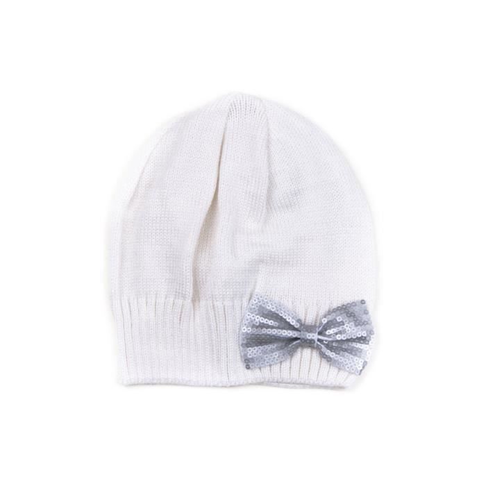 RUSTY Bonnet Bow Beanie H10 OSFM - Femme - Blanc