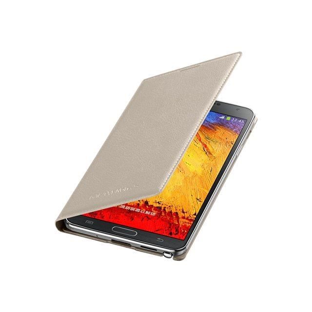 SAMSUNG Etui à rabat EF-WN900BU pour Samsung Galaxy Note 3 - Beige