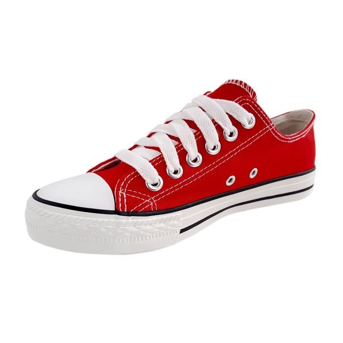 Baskets A YBK Basses Tennis En 1 Toile Chaussures Femme Lacets RgdwRq