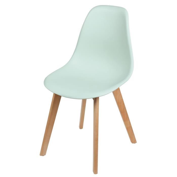 Achat Vente Scandinave 2IDWEH9 Chaise Ivy Cdiscount D'eau Vert bf67Ygy