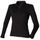 Skinni Fit - Polo à manches longues - Femme Noir