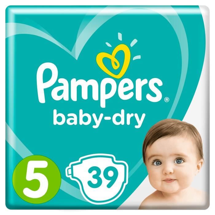 Pampers Baby Dry Taille 5 11 16 kg 39 Couches