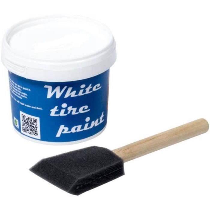 Peinture Pneu à Flanc Blanc 250 Ml Achat Vente Peinture Auto