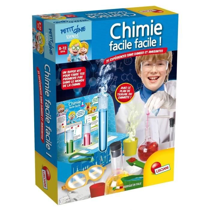 LISCIANI GIOCHI La chimie facile facile petit genie f50994