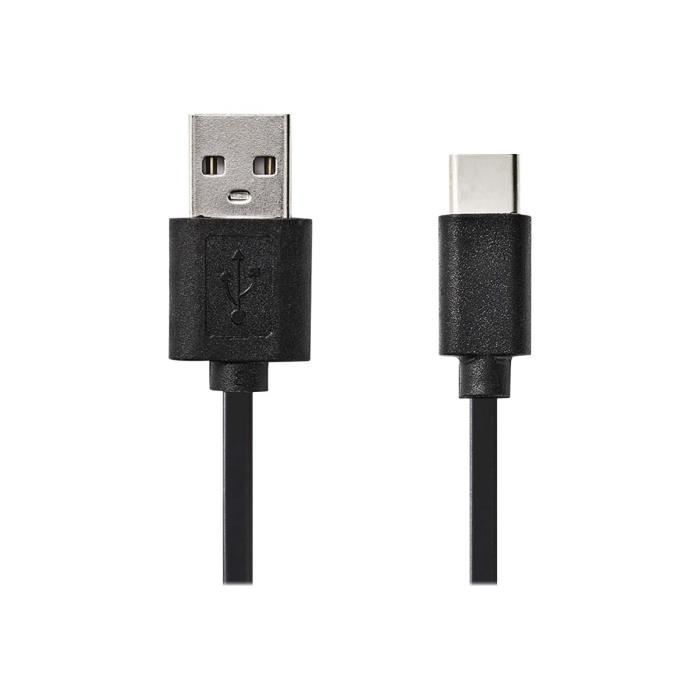 Nedis Câble USB USB (M) pour USB-C (P) USB 2.0 1 m noir