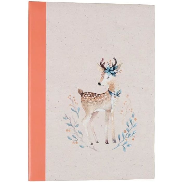 OSTARIA Album photos rectangulaire - Motifs cerf - 200 Vues - Beige