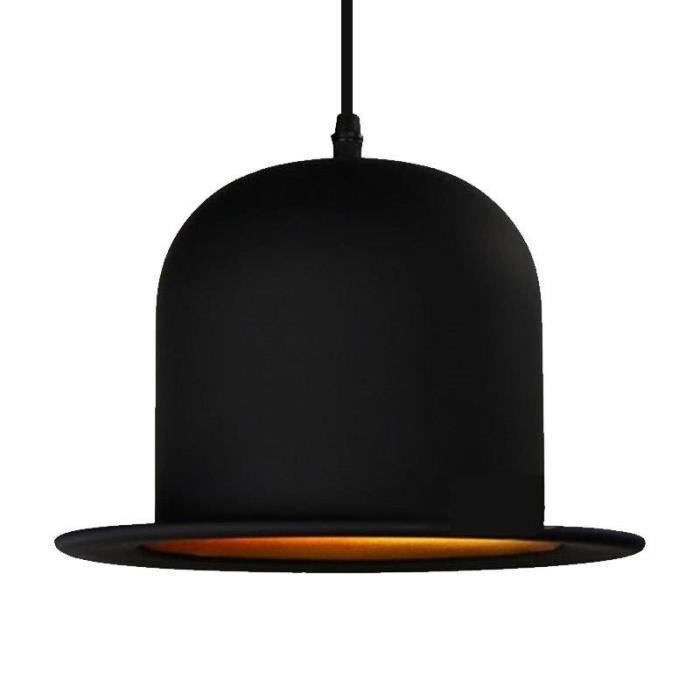lampe suspension vintage châpeau melon mister lamp - achat / vente