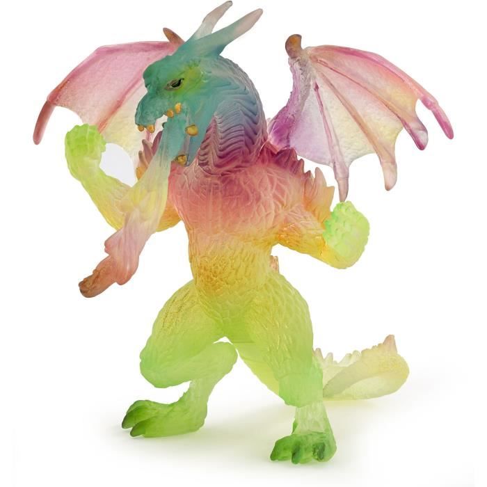 Dragons Les Gardiens Du Ciel Jouet PAPO Figurine Dragon arc-en-ciel debout Pour Enfant - Achat / Vente