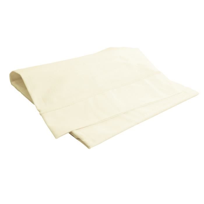 DOUX NID Drap plat - Ecru - 120x180 cm
