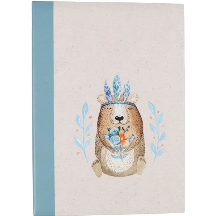 OSTARIA Album photos rectangulaire - Motifs ours - 200 Vues - Beige