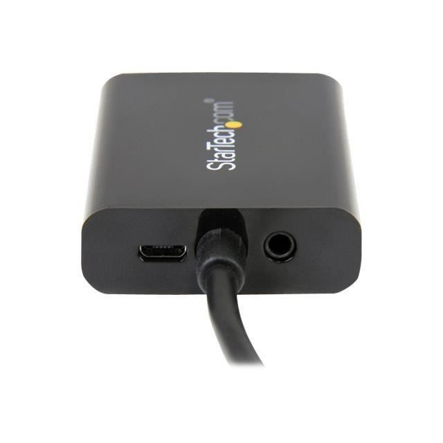 STARTECH Adaptateur vidéo HDMI vers VGA avec audio - Convertisseur HDMI vers HD15 - M/F - 1920x1200 - Noir