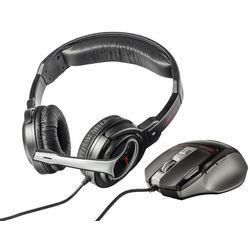 TRUST Pack Gamer Casque + Souris GXT249 - Filaire - 2000 DPI - Noir