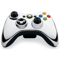 MANETTE CONSOLE MANETTE SANS FIL CHROME ARGENT / XBOX 360 MANETTE CONSOLE MANETTE SANS FIL CHROME ARGENT / XBOX 360
