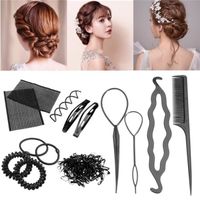 BARRETTE - CHOUCHOU 10Pcs/Set Accessoires Cheveux Outil Coiffure Pince BARRETTE - CHOUCHOU 10Pcs/Set Accessoires Cheveux Outil Coiffure Pince