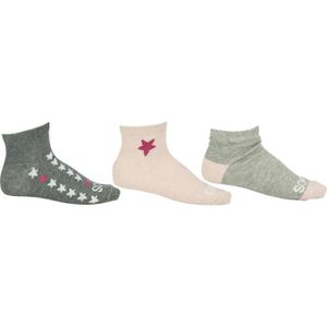 Pack De 3 Paires Chaussettes Courte - Enfant - Rose