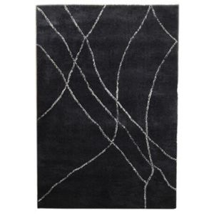 TAPIS Descente de lit style berbère Stella gris foncé 60