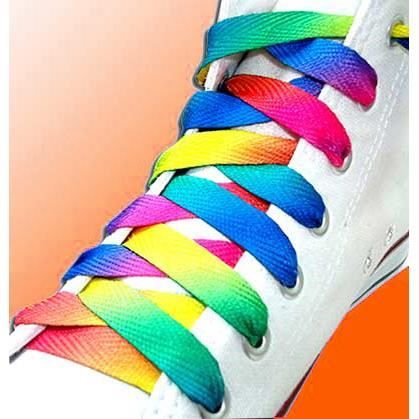 lacets de couleurs