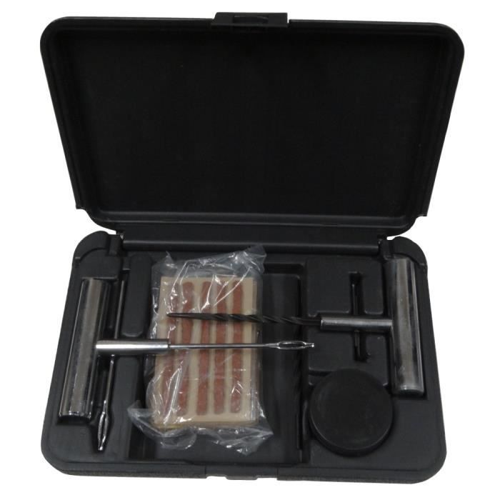 Kit D'outils De Réparation De Pneus - Raclettes, Rouleau De Vulcanisation, Grattoir - Pour Voiture Et Moto