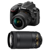 APPAREIL PHOTO RÉFLEX NIKON D3400+AF P18-55VR+70-300VR APPAREIL PHOTO RÉFLEX NIKON D3400+AF P18-55VR+70-300VR