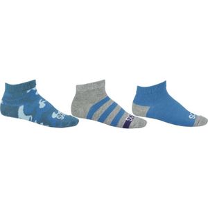 Pack De 3 Paires Chaussettes Courte - Enfant - Gris