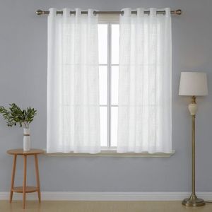 RIDEAU Deconovo Lot de 2 Rideaux Salon Design Moderne Rid