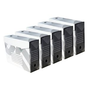 pierre henry lot de 5 boites a archives en carto