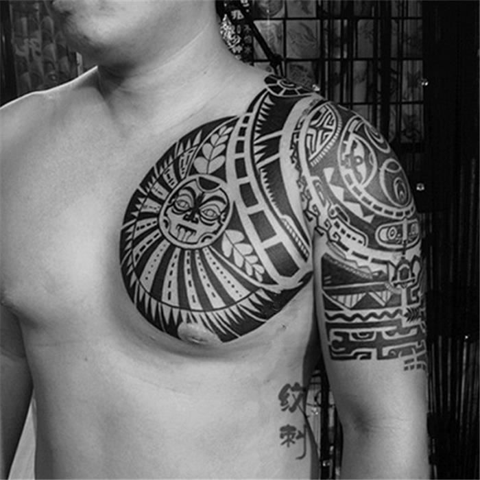 3d art étanche body tattoo autocollants pour femme beau bras jambe