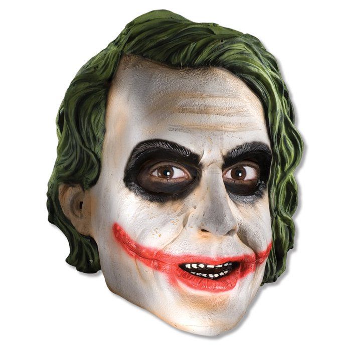 Masque Joker 3/4 Batman adulte