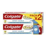 DENTIFRICE COLGATE Dentifrice Effet Visible 2 x 75 ml DENTIFRICE COLGATE Dentifrice Effet Visible 2 x 75 ml